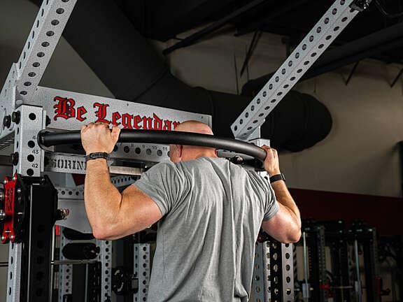 Wide Grip Behind the Neck Pull-Up