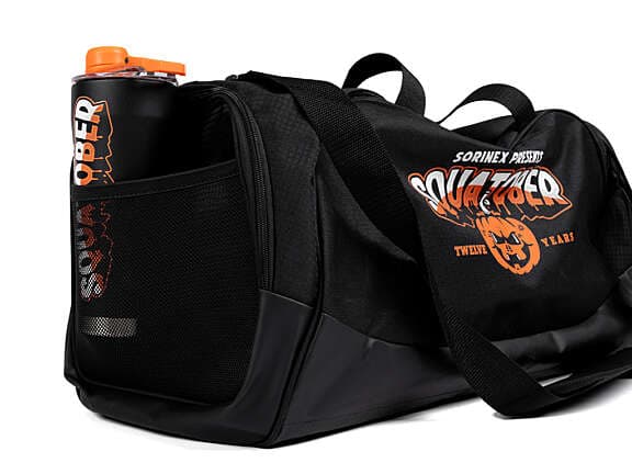 Zippered End Pocket with Exterior Mesh Pocket