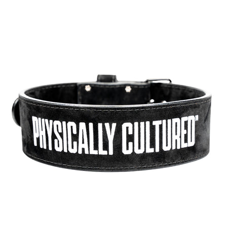 PHYSICALLY CULTURED™ Suede Pioneer Power Lifting Belt - Single Prong, 4"