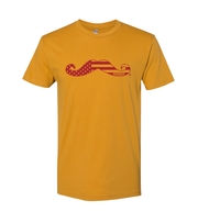 STACHE MADNESS - Gold Tee