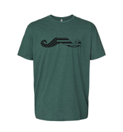 STACHE MADNESS - Green Tee