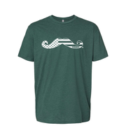 STACHE MADNESS - Green Tee