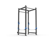 XL single rack with blue safety spotters